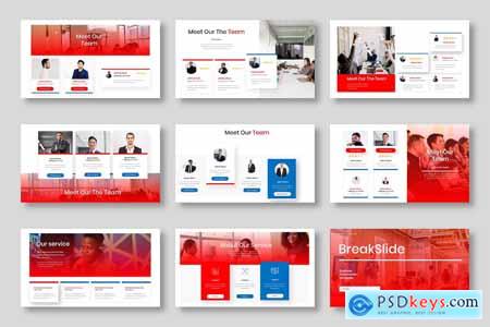 Huster  Business PowerPoint Template