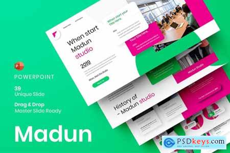 Madun  Business PowerPoint Template