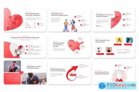 Love Struck Valentine Powerpoint Template