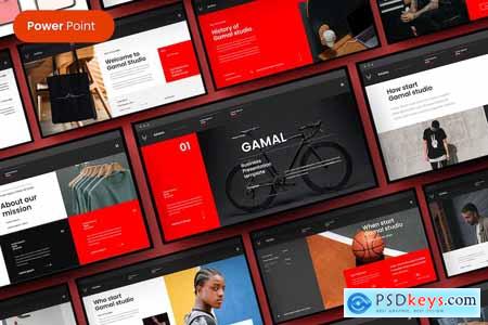 Gamal  Business PowerPoint Template