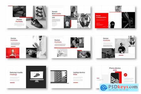 Hunex  Business PowerPoint Template