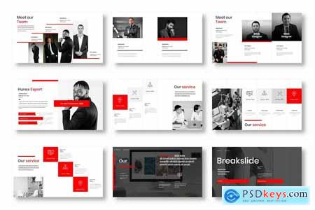 Hunex  Business PowerPoint Template