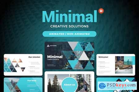 Minimal Creative Solutions Infographics