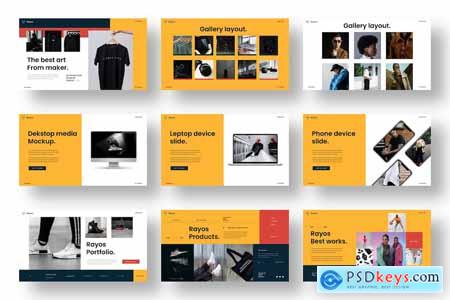 Rayos  Business PowerPoint Template