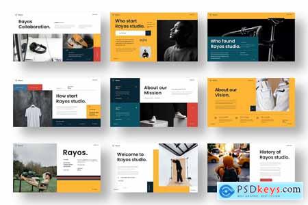 Rayos  Business PowerPoint Template