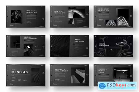 Menelas  Business PowerPoint Template