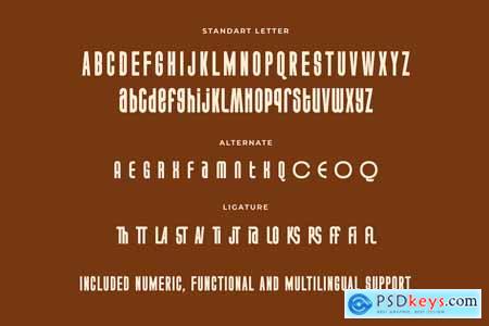 Maderon Bold Condensed Font