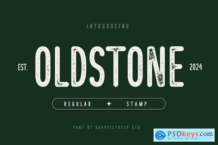 Oldstone - The Rounded Letterpress Font