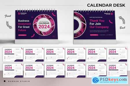 Investment Creative Calendar Desk 2024