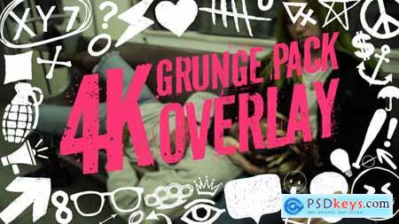 Grunge Pack Overlay 4K 50227926