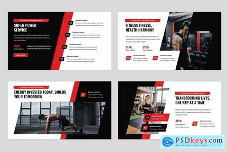 Flex - Gym & Fitness Powerpoint Template