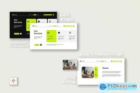 Green Modern Business Agency Company Profile 001