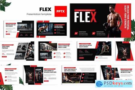 Flex - Gym & Fitness Powerpoint Template