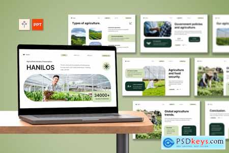 Green Modern Agriculture Presentation 004