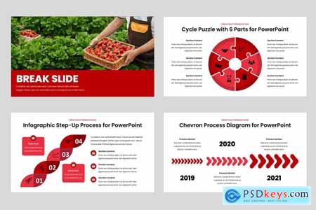 Fresh Fruit Powerpoint Template