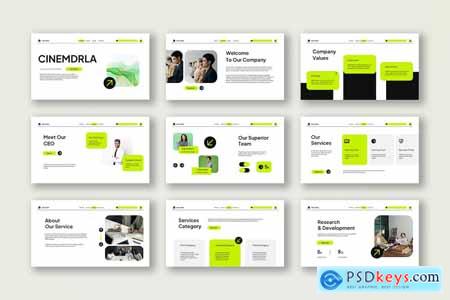 Green Modern Business Agency Company Profile 001