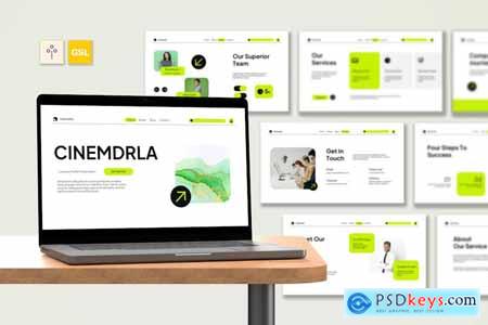 Green Modern Business Agency Company Profile 001