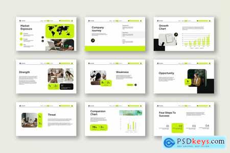 Green Modern Business Agency Company Profile 001