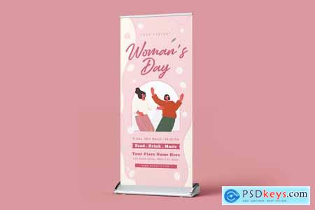 Women's Day Roll Up Banner