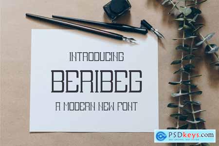 Beribeg - A Modern New Font