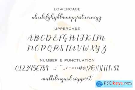 Monatia - Handwritten Elegant Script