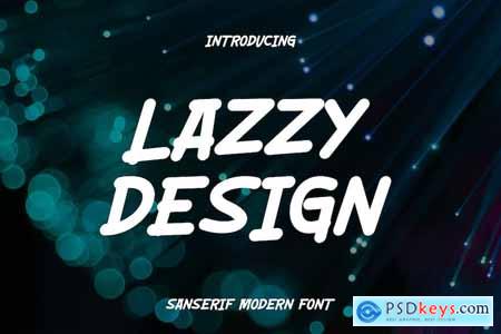 Lazzy Design Font Handwritten