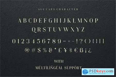 GOLDE Modern Serif Font