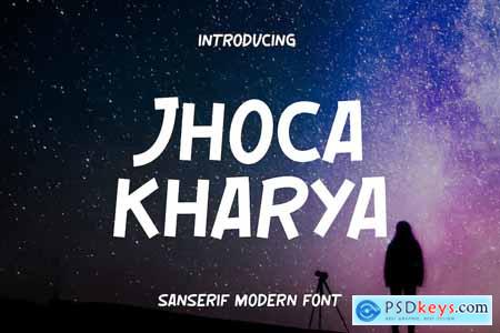 Jhoca Kharya Font Handwritten