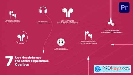 Use Headphones For Better Experience Overlays 50479599