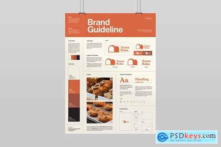 Brand Guideline Poster Template