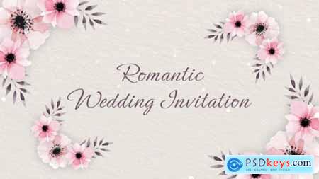 Romantic Wedding Invitation 50597228