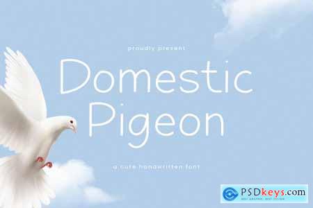 Domestic Pigeon - Cute Handwritten Font TT