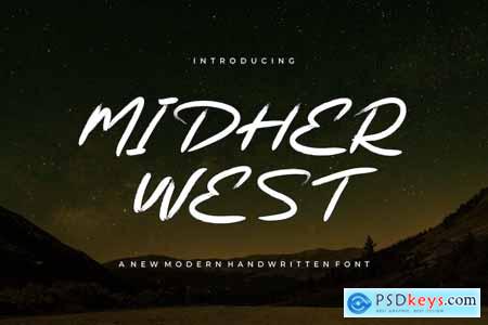Midher West - Font