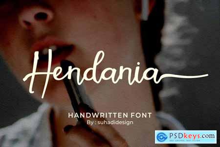 Hendania Handwritten Font