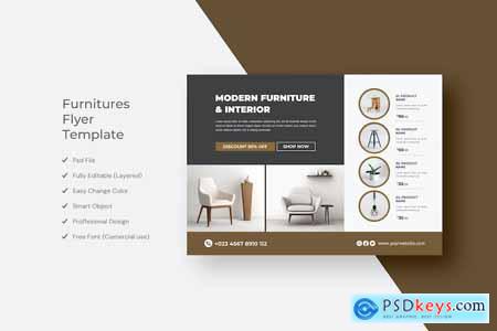 Furniture Flyer Template Design MBWDMRP