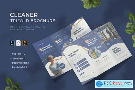 Cleaner - Trifold Brochure