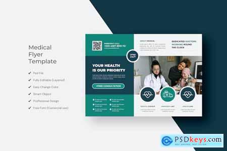 Medical Flyer Template Design D4RDQPL