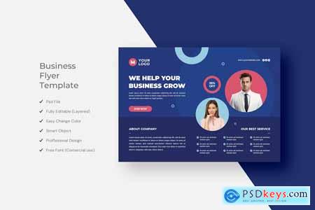 Business Flyer Template Design 6SHXKSJ