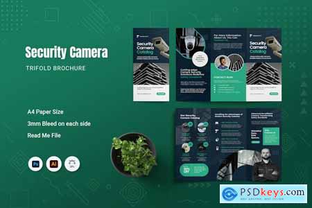 Security Camera Catalog Trifold Brochure