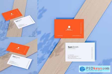 Corporate Business Card Mockup