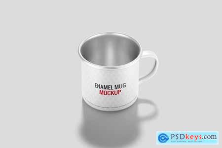 Enamel Mug Mockup VBFEEY9