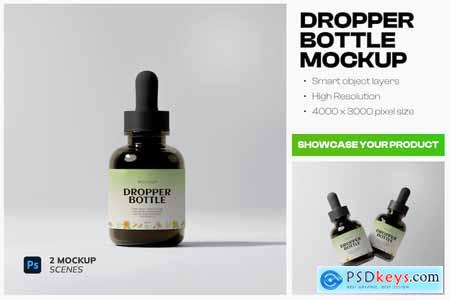 Dropper Bottle Mockup