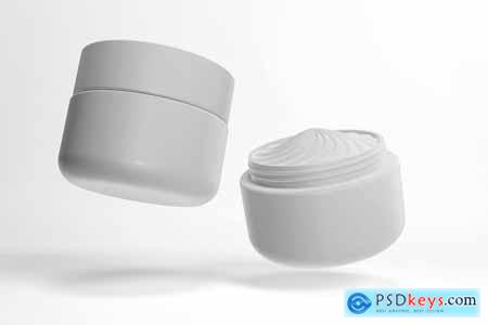 Cosmetic Cream Jar Mockup