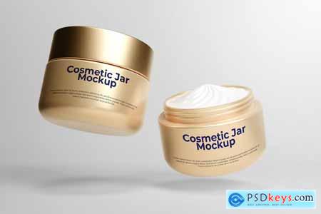 Cosmetic Cream Jar Mockup