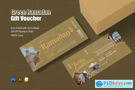 Green Ramadan Gift Voucher