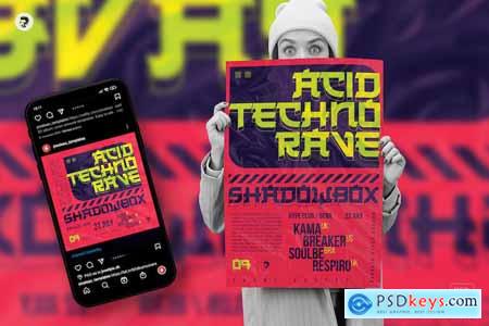 Shadowbox vol.9 – Party Flyer, Poster