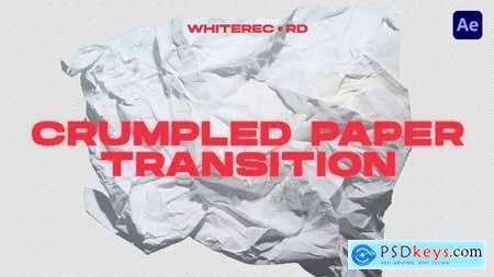 Crumpled Paper Transitions After Effects 50697567