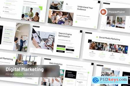 Digital Marketing Presentation PowerPoint Template