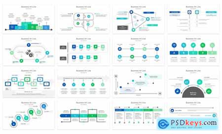 Business Art Line PowerPoint Template