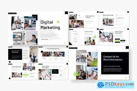 Digital Marketing Presentation PowerPoint Template